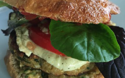 Veggieburger aus Kichererbsen