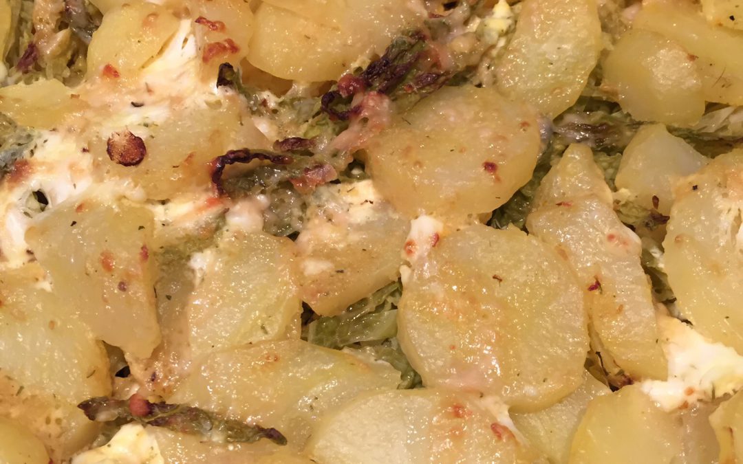 Basischer Kartoffelauflauf mit Wirsing