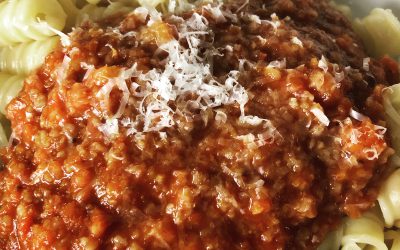 Grünkern-Bolognese